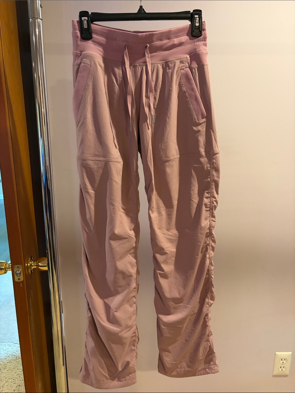 lululemon athletica Dusty Rose Drawstring dance studio Pants